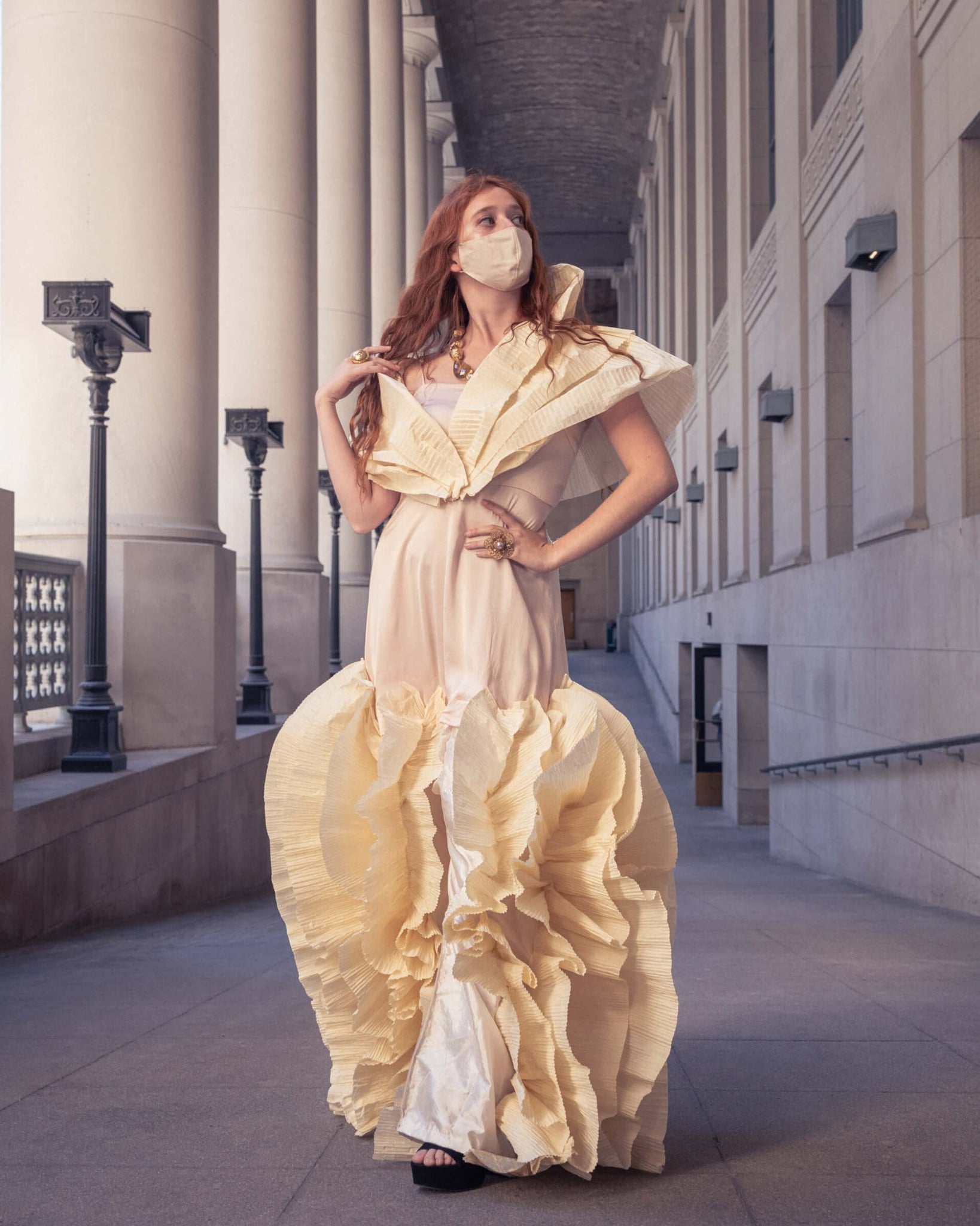 Demascare - Toronto, Canada - Sustainable, luxury fashion - Chrysalis Collection Look #2