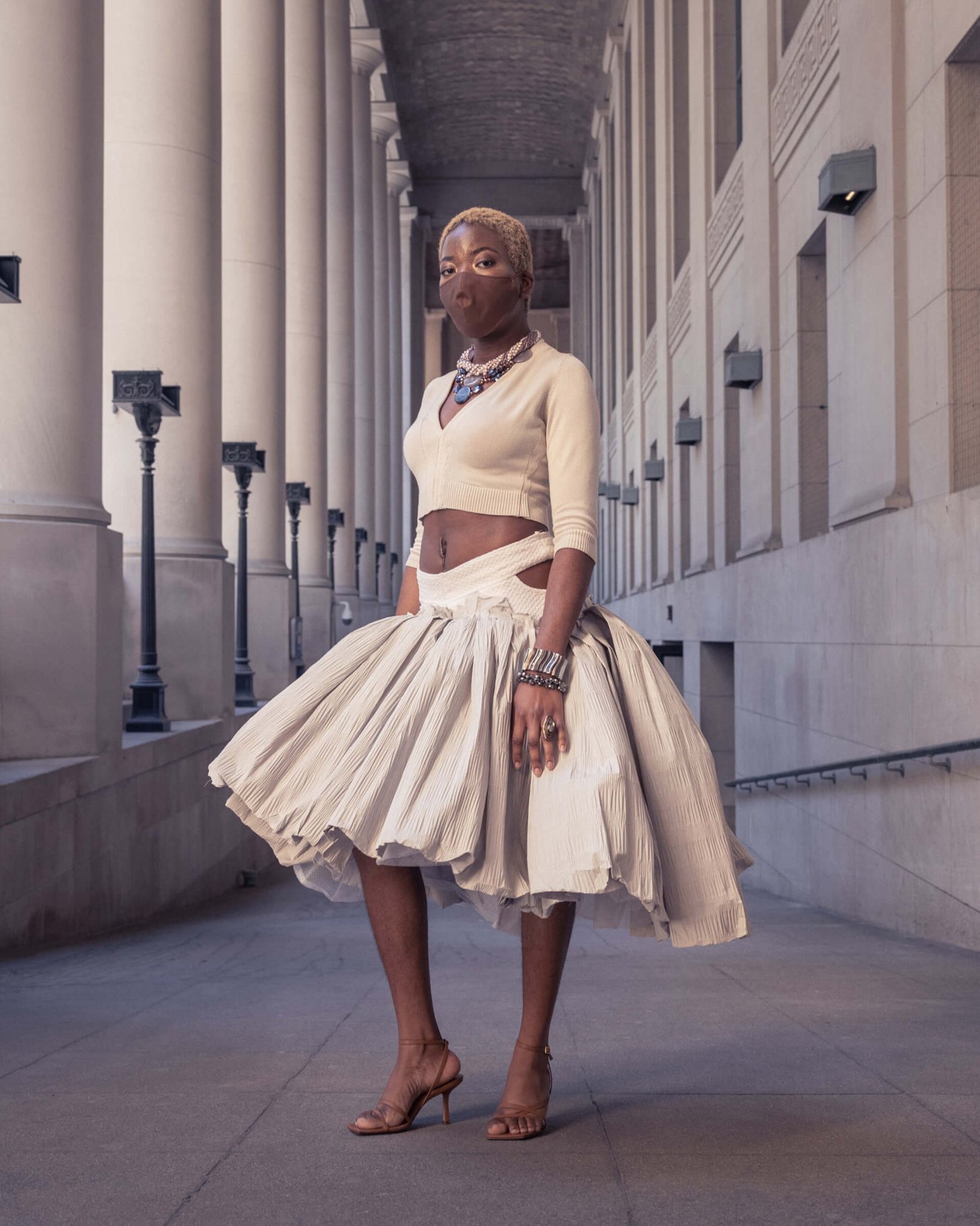 Demascare - Toronto, Canada - Sustainable, luxury fashion - Chrysalis Collection Look #6