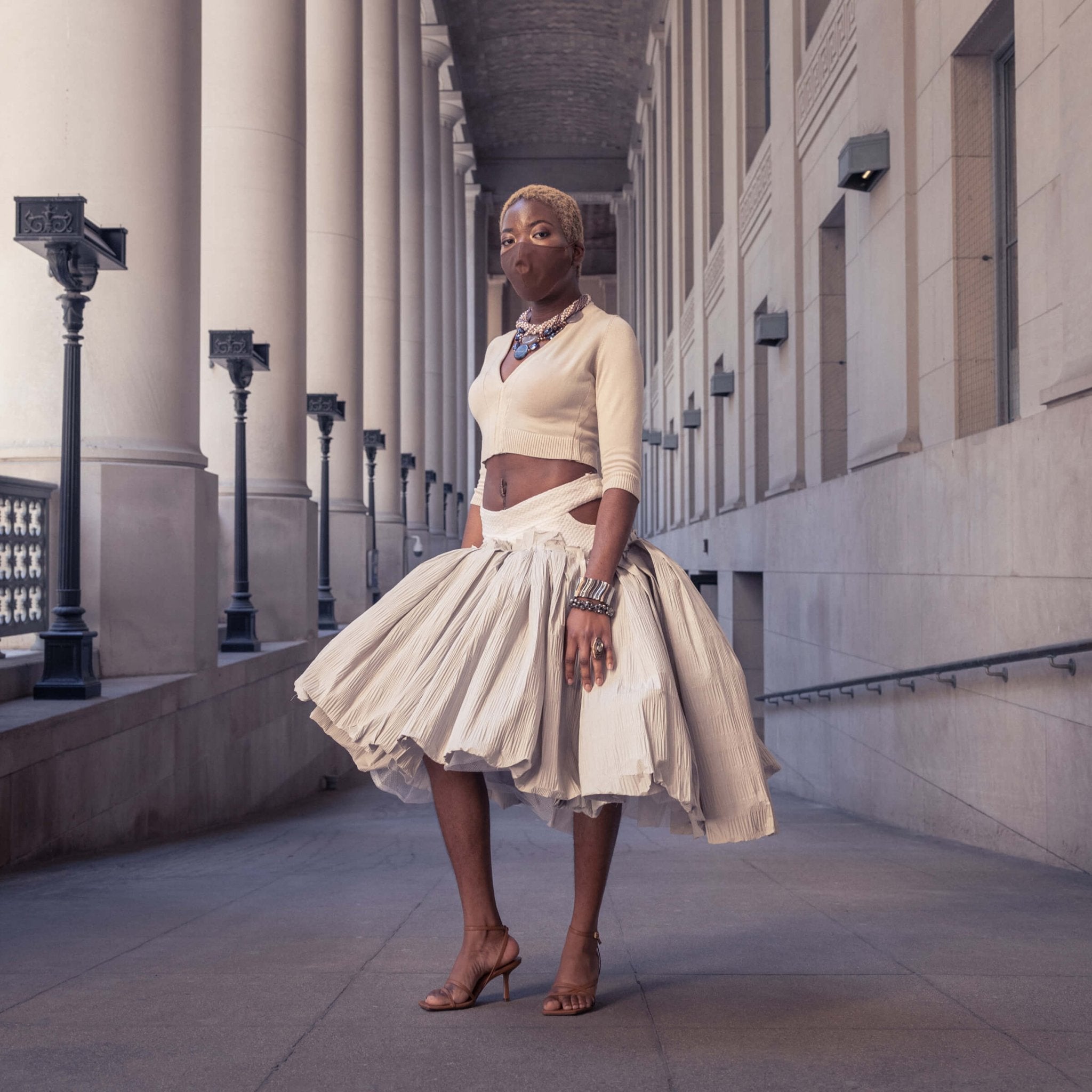 Demascare - Toronto, Canada - Sustainable, luxury fashion - Chrysalis Collection Look #6