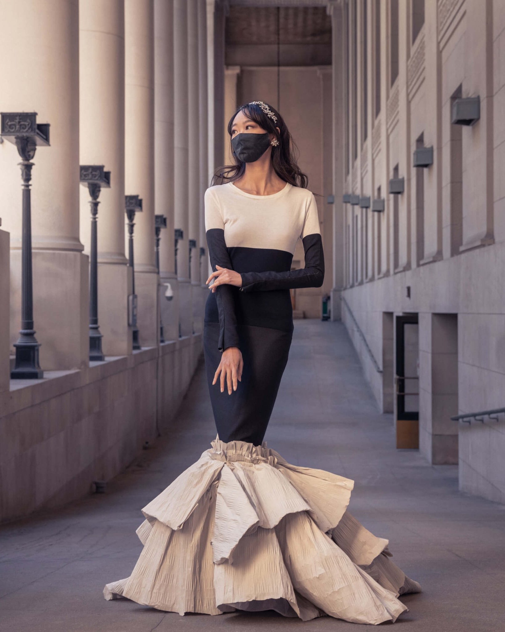 Demascare - Toronto, Canada - Sustainable, luxury fashion - Chrysalis Collection Look #7